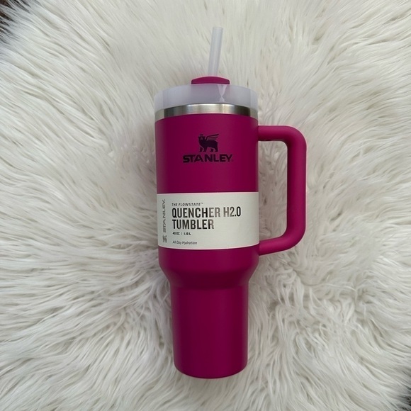 Stanley 40 oz. Adventure Quencher H2.O Flowstate Tumbler Fuchsia - Picture 1 of 4